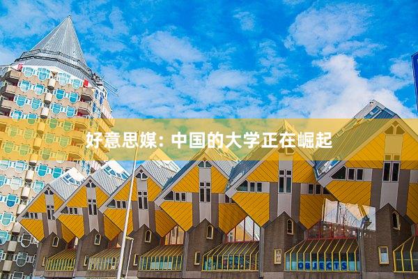 好意思媒: 中国的大学正在崛起